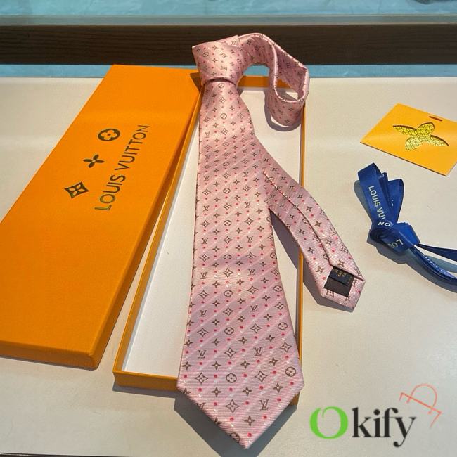 Okify Louis Vuitton Pink Tie 17969 - 1