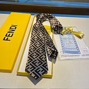 Okify Fendi Dark Brown Tie 17972 - 1