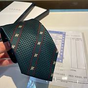 Okify Gucci Dark Green Tie 17974 - 3