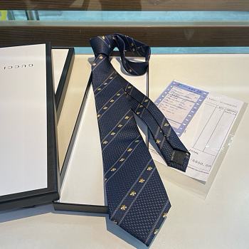 Okify Gucci Navy Blue Tie 17976