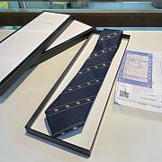 Okify Gucci Navy Blue Tie 17976 - 3