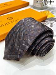 Okify Louis Vuitton Dark and Brown Tie 17981 - 1