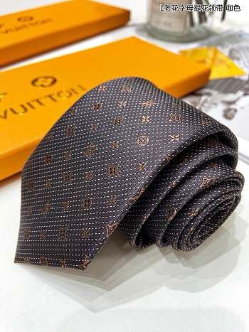 Okify Louis Vuitton Dark and Brown Tie 17981