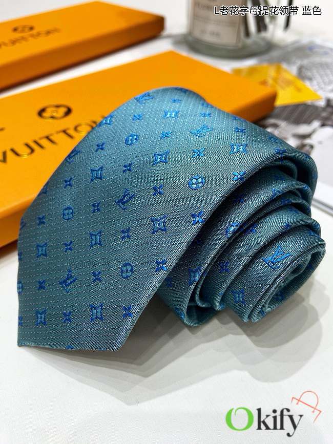 Okify Louis Vuitton Blue Tie 17982 - 1