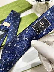 Okify Gucci Navy Blue Tie 17986 - 4