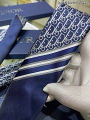 Okify Dior Navy Blue Tie 17994 - 2