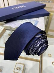 Okify Dior Navy Blue Tie 17994 - 3