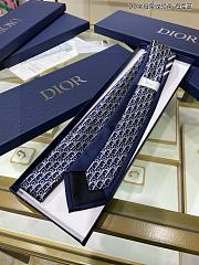 Okify Dior Navy Blue Tie 17994 - 4