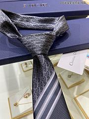 Okify Dior Navy Blue Tie 17996 - 1