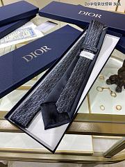 Okify Dior Navy Blue Tie 17996 - 4