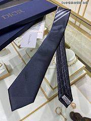 Okify Dior Navy Blue Tie 17996 - 3