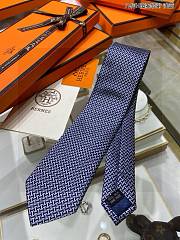 Okify Hermes Blue Tie 17997 - 4