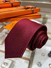 Okify Hermes Red Tie 17998 - 1