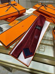 Okify Hermes Red Tie 17998 - 3