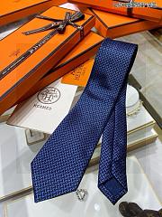 Okify Hermes Navy Blue Tie 18000 - 3