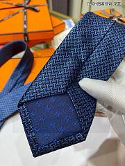 Okify Hermes Navy Blue Tie 18000 - 2