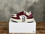 Okify MLB Chunky Classic New York Yankees Dark Red Trainers/Sneakers 35-45 18023 - 1