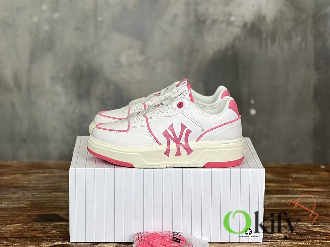 Okify MLB Chunky Classic New York Yankees Pink Trainers/Sneakers 35-45 18028 - 1