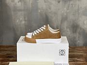 Okify Loewe Bloc Brown Denim Sneakers For Women 35-40 - 1