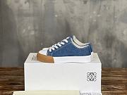 Okify Loewe Bloc Blue Denim Sneakers For Women 35-40 - 1