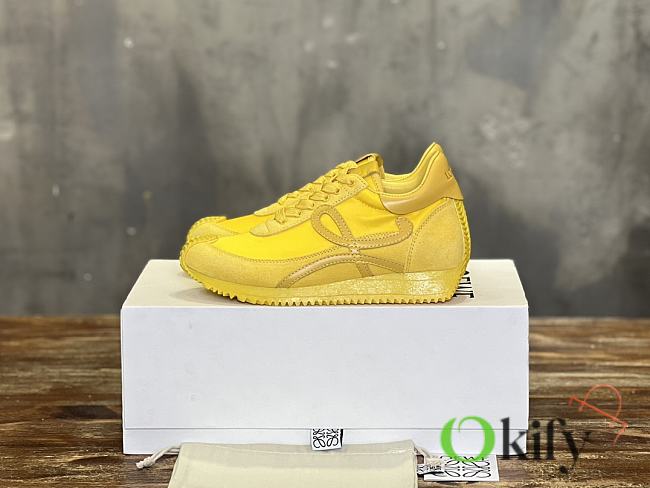 Okify Loewe German Trainers/Sneakers In Full Yellow 35-45 - 1