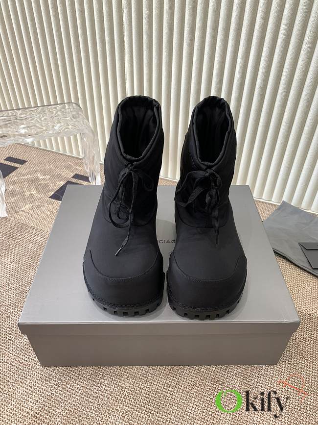 Okify Balenciaga Black Snow Boots 35-45 - 1