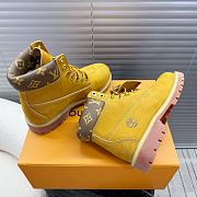 Okify Louis Vuitton X Timberland Yellow Boots 35-45 - 2