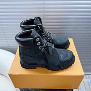 Okify Louis Vuitton X Timberland Black Boots 35-45 - 1