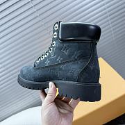 Okify Louis Vuitton X Timberland Black Boots 35-45 - 3