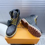 Okify Louis Vuitton X Timberland Black, Brown Boots 35-45 - 3