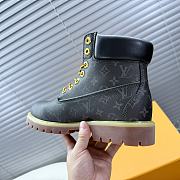 Okify Louis Vuitton X Timberland Black, Brown Boots 35-45 - 2