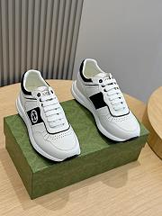 Okify Gucci Black and White Trainers/Sneakers for men 39-44 18064 - 3