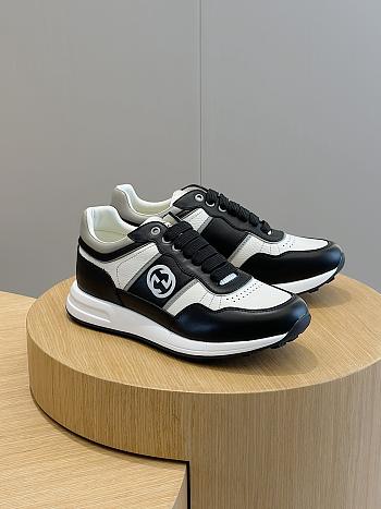 Okify Gucci Black and White Trainers/Sneakers for men 39-44 18065