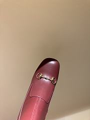 Okify Gucci Red Horsebit Boots High Heels 35-39 - 3