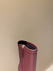 Okify Gucci Red Horsebit Boots High Heels 35-39 - 2