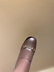 Okify Gucci Brown Horsebit Boots High Heels 35-39 - 3