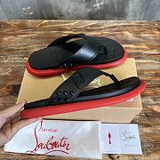 Okify Christian Louboutin Take It Easy red sole rivet slides 40-46 18084 - 3