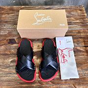 Okify Christian Louboutin Take It Easy red sole rivet slides 40-46 18090 - 1