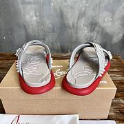 Okify Christian Louboutin Take It Easy red sole rivet slides 40-46 18091 - 4