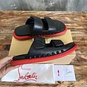 Okify Christian Louboutin Take It Easy red sole rivet slides 40-46 18095 - 2