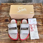 Okify Christian Louboutin Take It Easy red sole rivet slides 40-46 18096 - 1