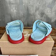 Okify Christian Louboutin Take It Easy red sole rivet slides 40-46 18098 - 4