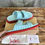 Okify Christian Louboutin Take It Easy red sole rivet slides 40-46 18098 - 2