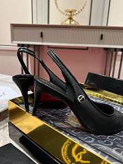 Okify Christian Louboutin Black Slingback Heels 6.5cm 34-44 - 3