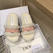 Okify Dior Pink Fur Slippers 35-41 - 1