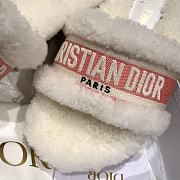 Okify Dior Pink Fur Slippers 35-41 - 3