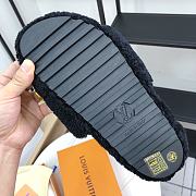 Okify Louis Vuitton Black Wool Slippers 35-40 - 4