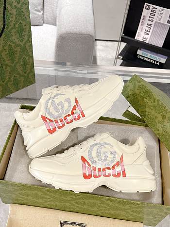 Okify Gucci Rhyton White Trainers/Sneakers 35-45