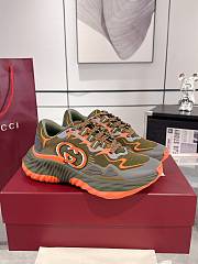 Okify Gucci Ripple Orange and Green Sneakers/Trainers 35-45 - 1