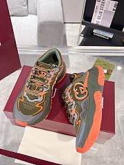 Okify Gucci Ripple Orange and Green Sneakers/Trainers 35-45 - 5